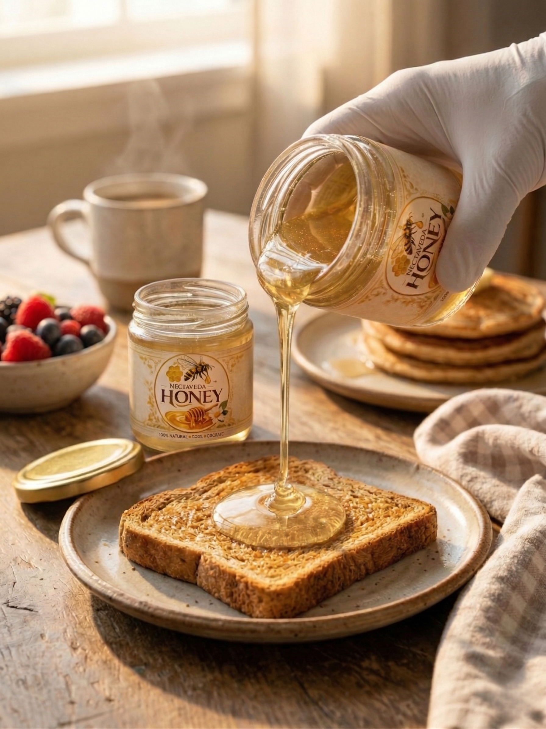 Nectaveda Kikar Honey – Pure Acacia Honey - Image 5