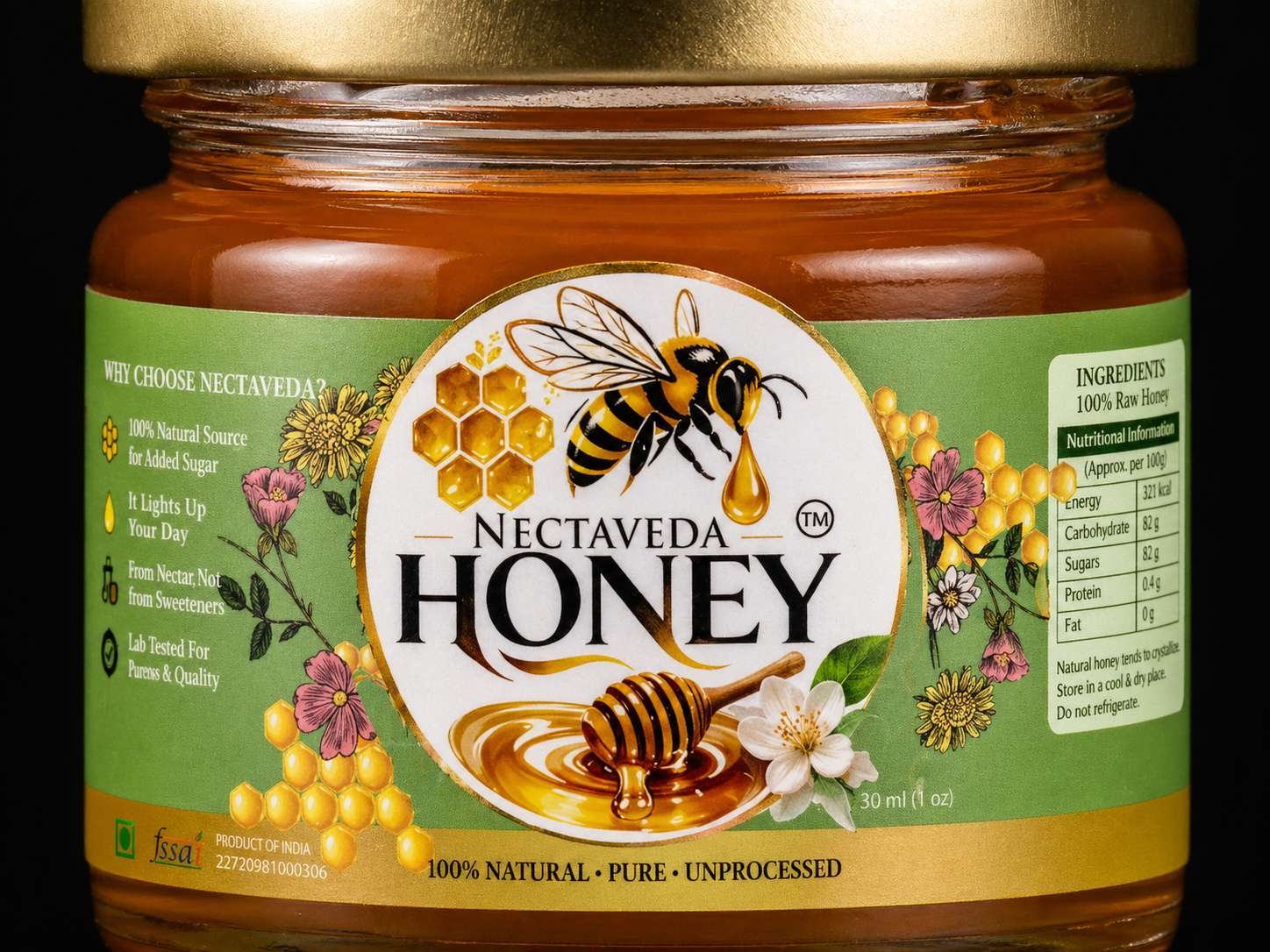 Nectaveda Kikar Honey – Pure Acacia Honey - Image 5