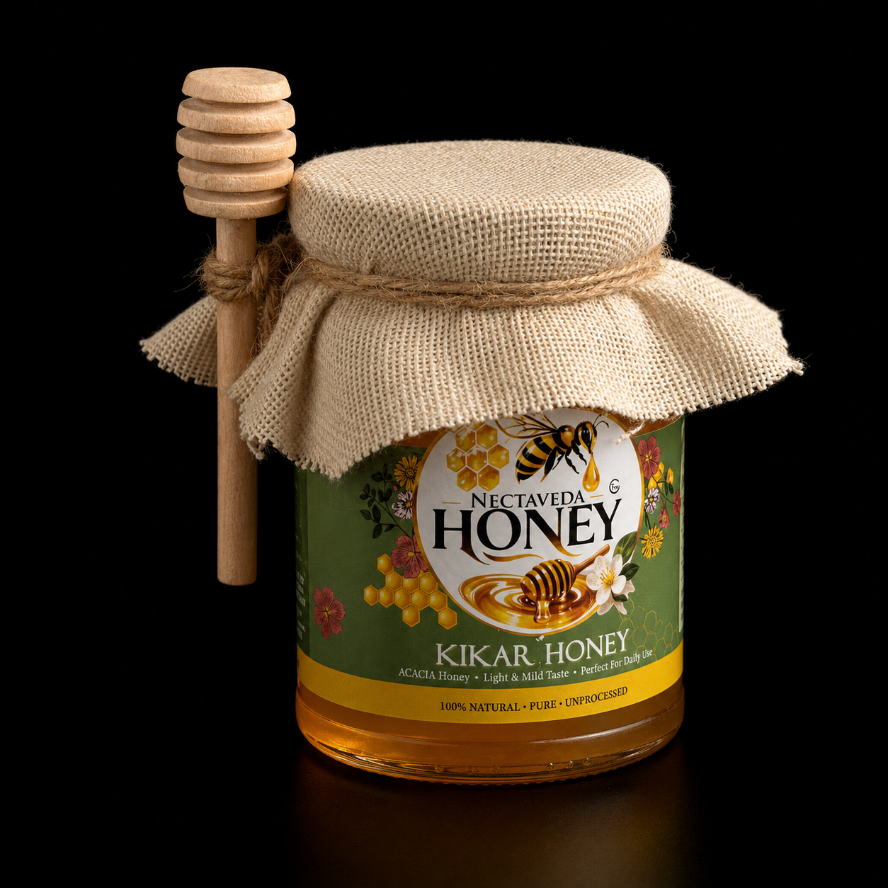 Nectaveda Kikar Honey – Pure Acacia Honey - Image 4